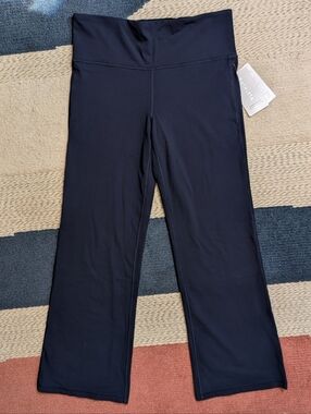 NEW Athleta Elation Flare Pant Navy Blue Plus Size 1X